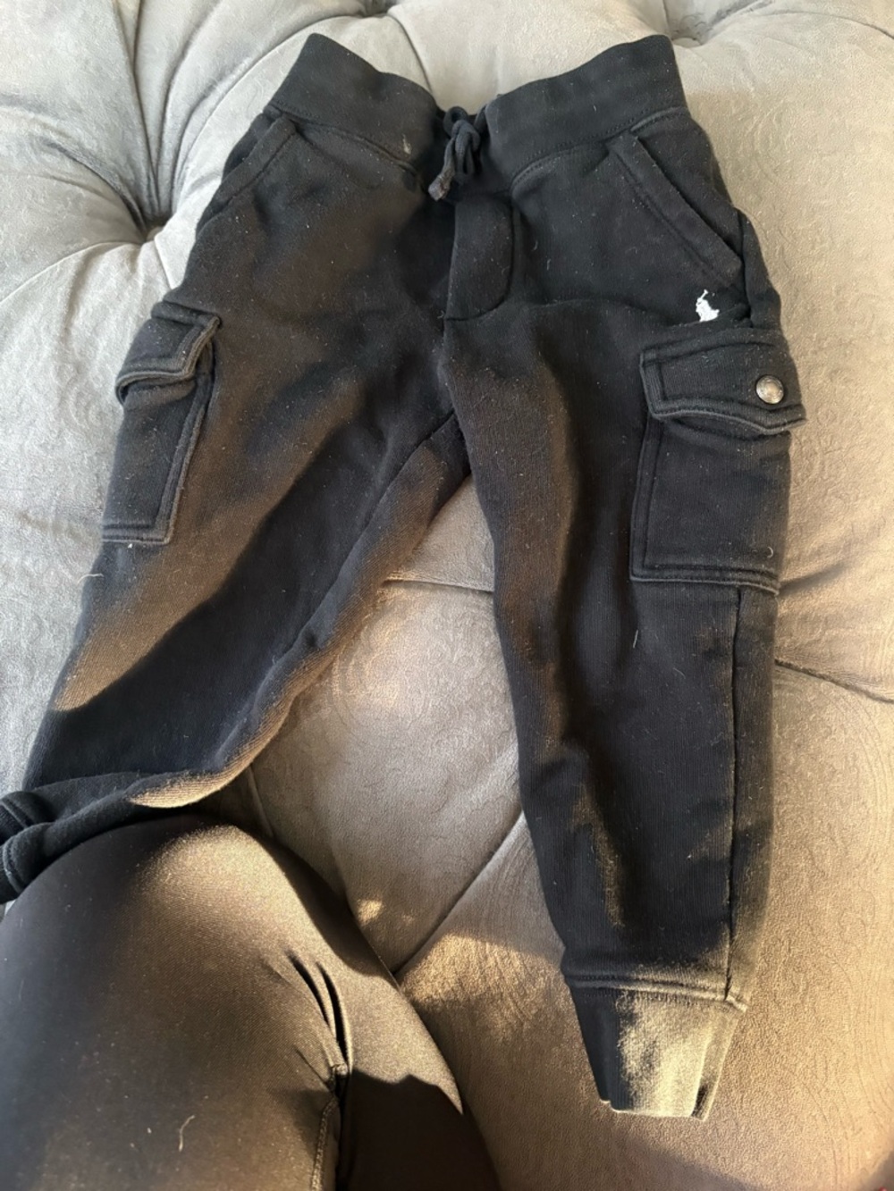 Polo by Ralph Lauren Black Cargo Jogger Pants for Kids 3T